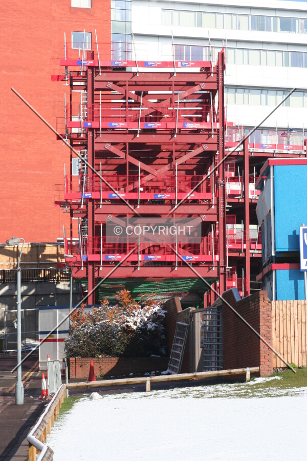 Steel fram erection