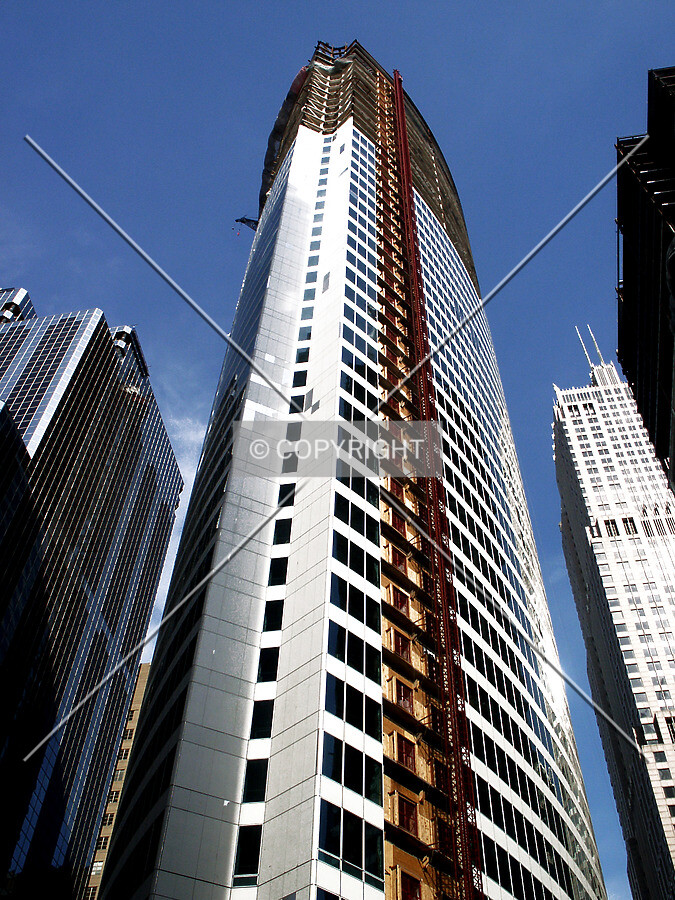 Looking up the west end