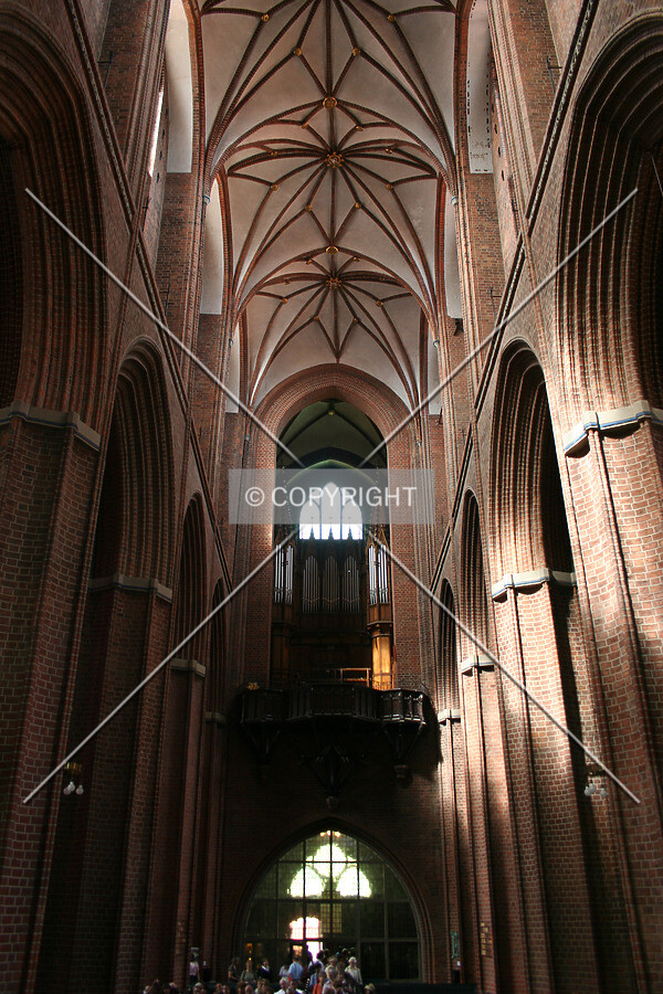 Looking west through the nave