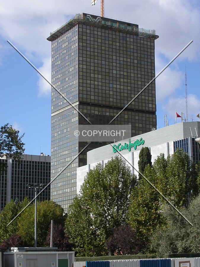 View from Paseo de la Castellana