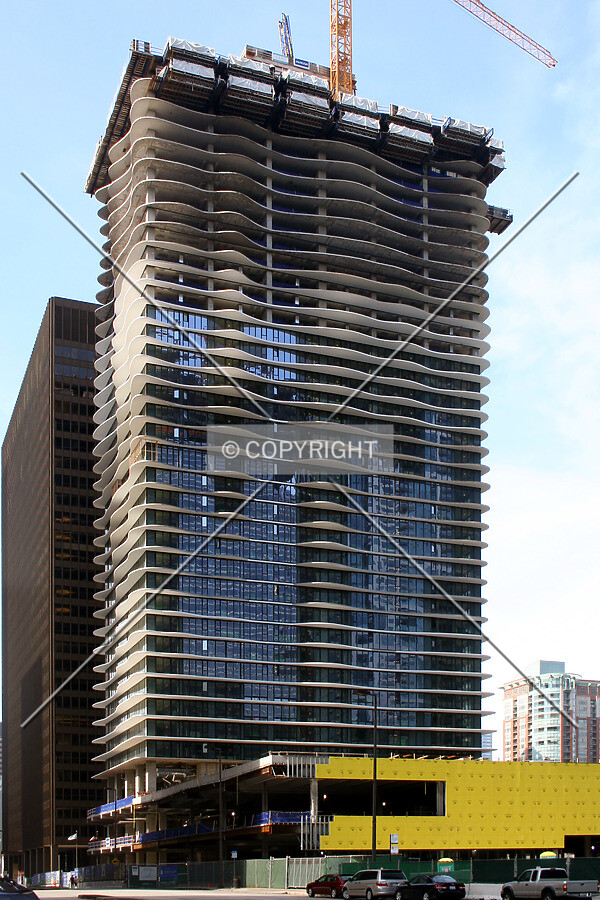 Looking north on Columbus Drive