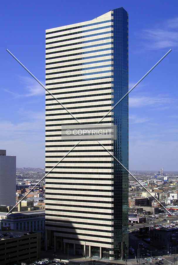 Elevated view from the southwest