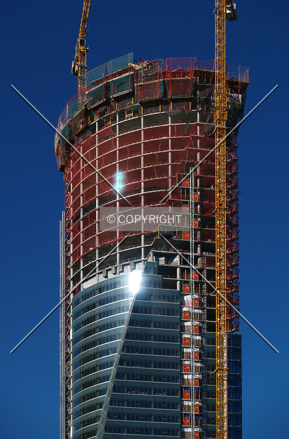 Top floors from the east