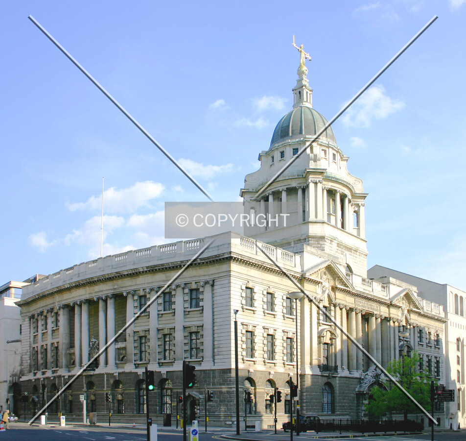 View east towards Old Bailey
