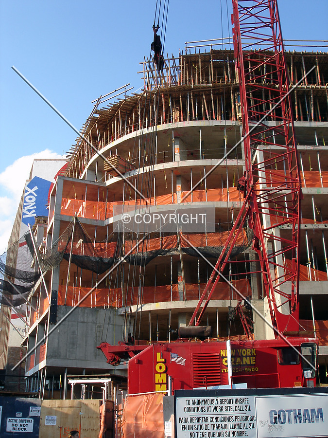 Looking up the western corner