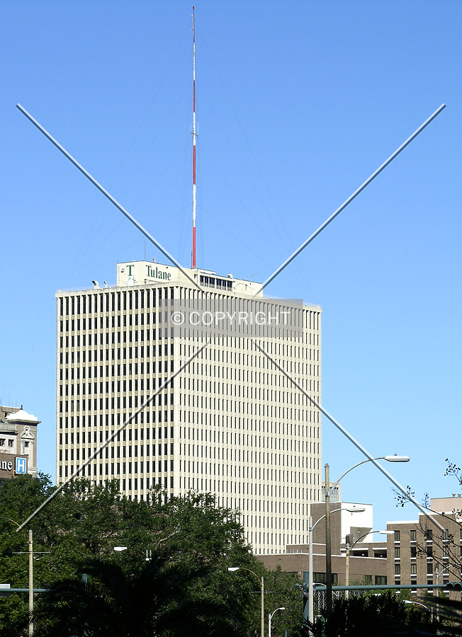 Looking north from Loyola Avenue
