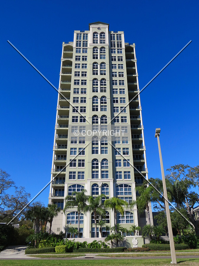 Full east elevation from across Bayshore Boulevard