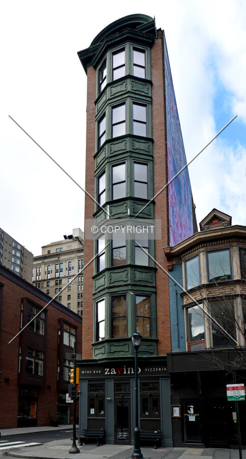 View from the east on 13th Street