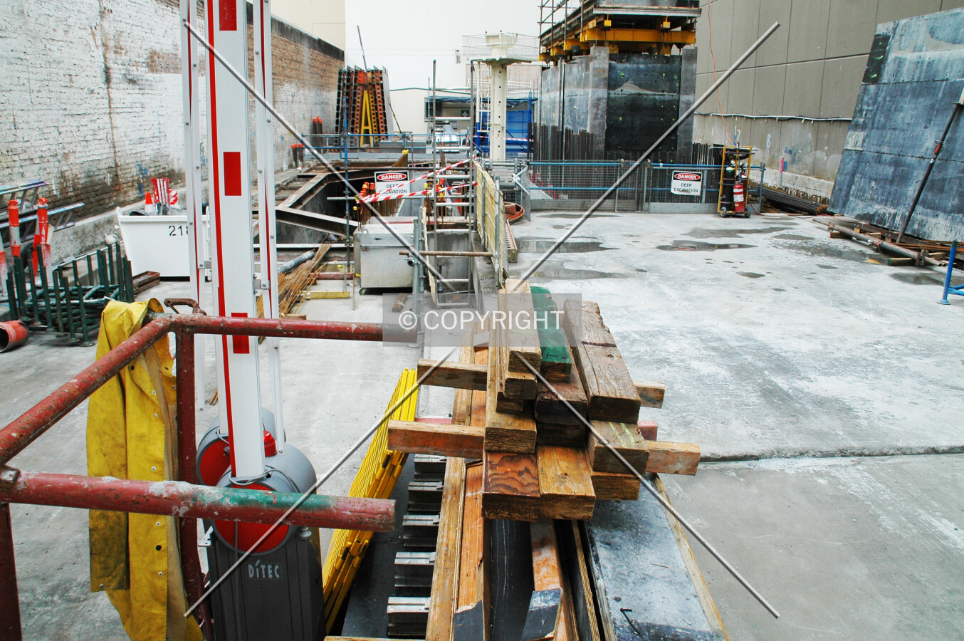 View of the site