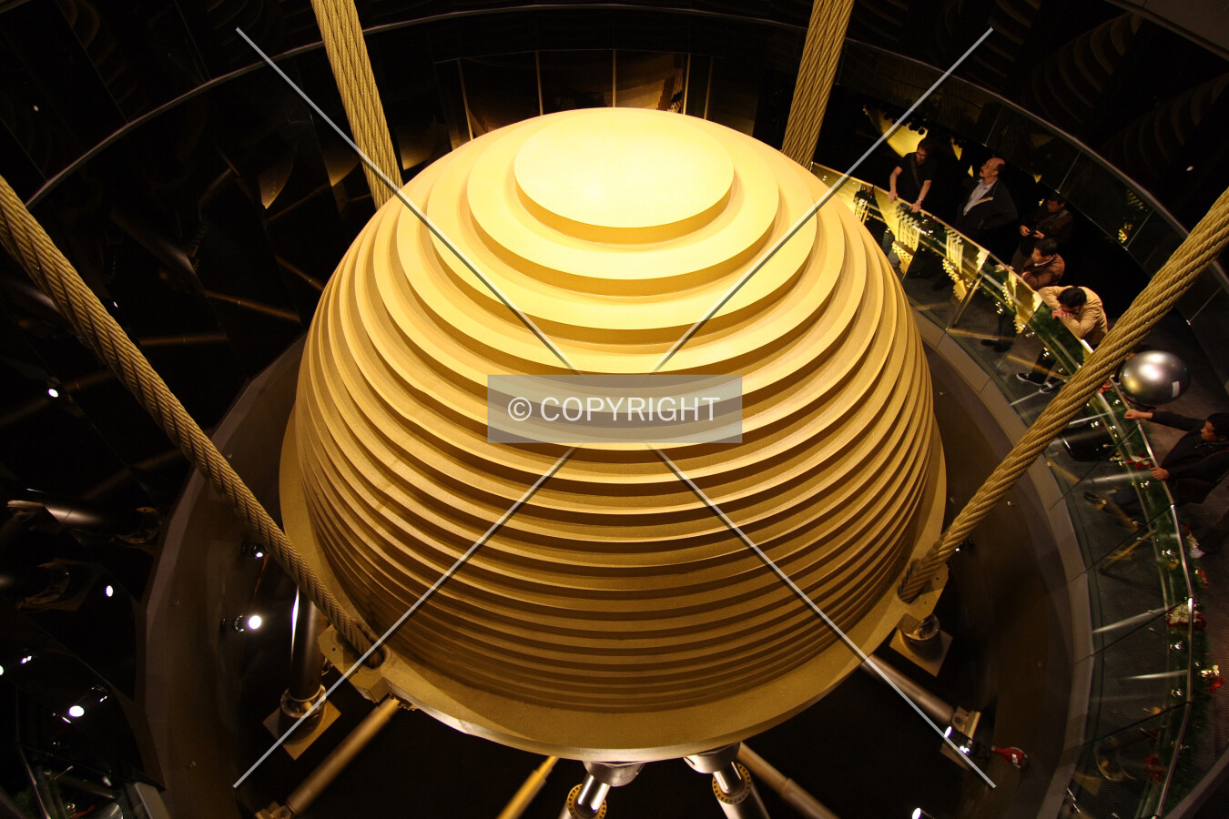 View of the damper from the 89th floor