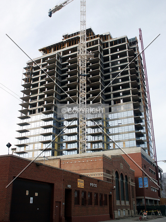 Looking up the south side