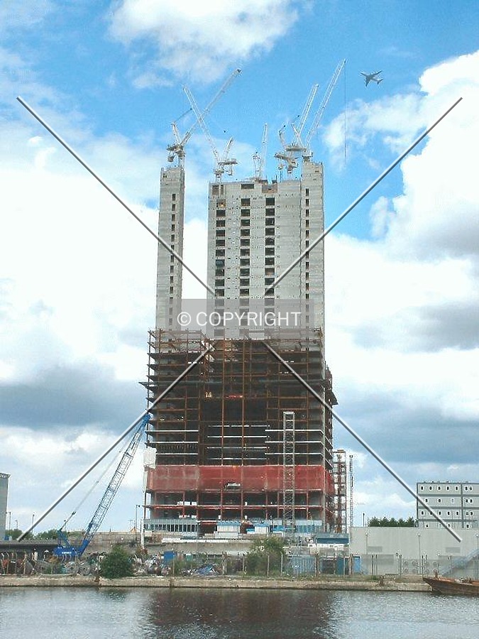 The floors are up to floor 18 on the southern side of the tower