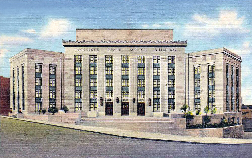 Vintage view from the southwest