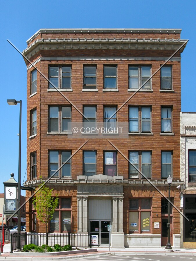 Full east elevation from across Central Avenue