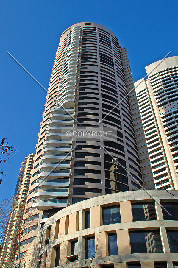 Looking up from Gloucester Street