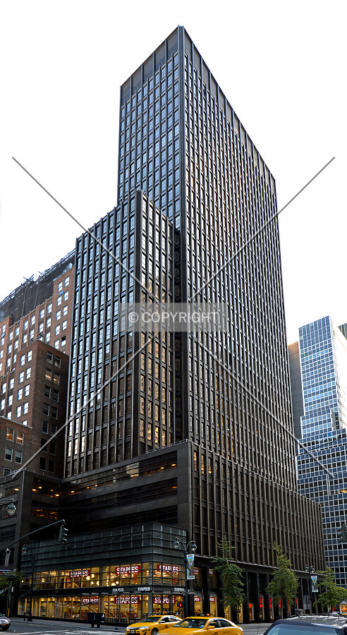 View from the northwest at 3rd Avenue and 43rd Street