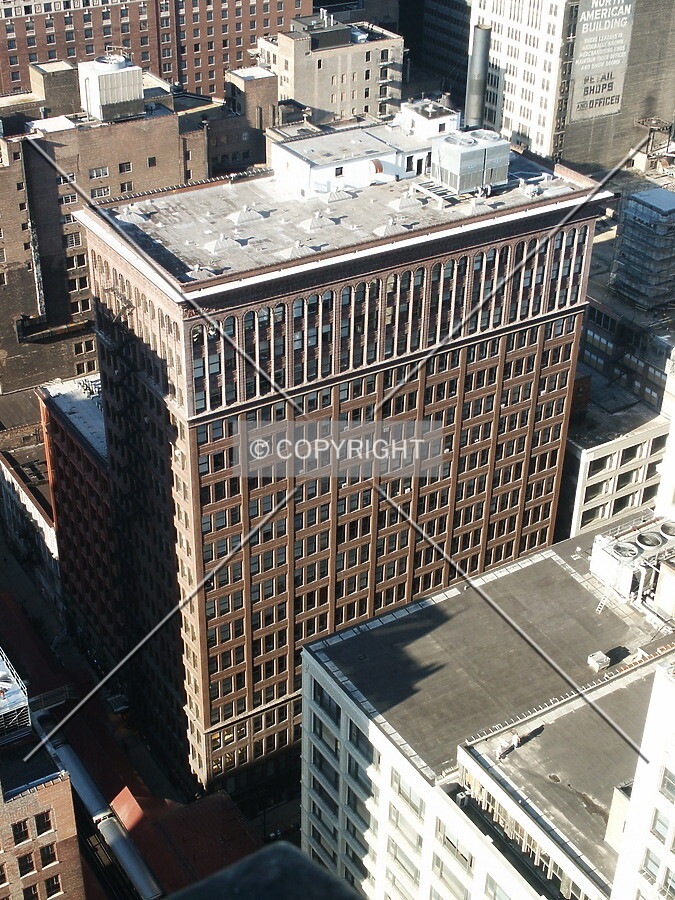 Overhead view from the Pittsfield Building