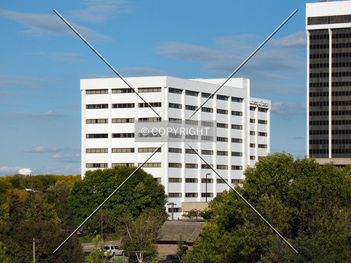 View to the northeast from Shelard Parkway