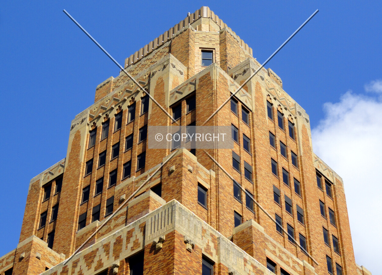 Top detail from the southeast