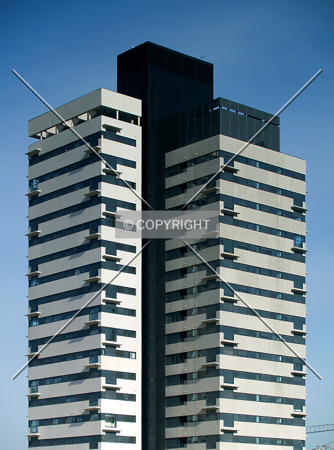 Top floors from the southwest