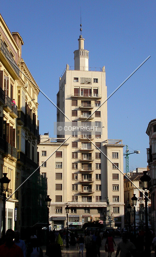 As seen from calle Larios