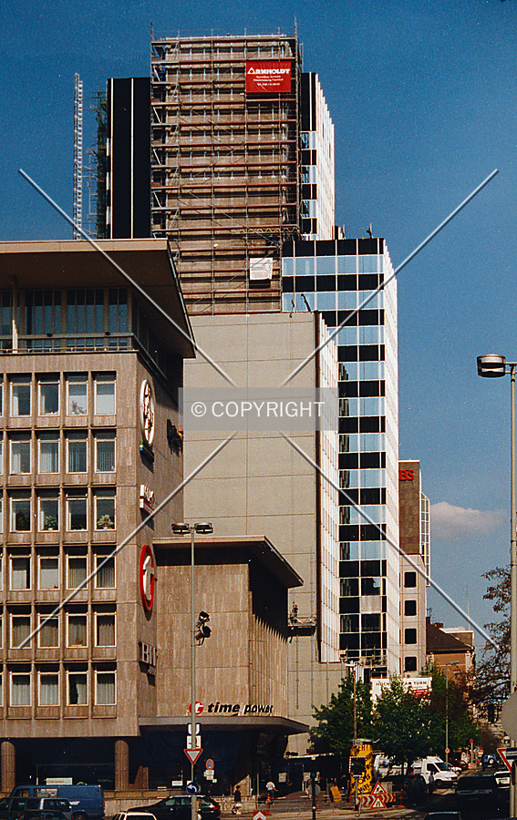 The building in April 1998 during a renovation