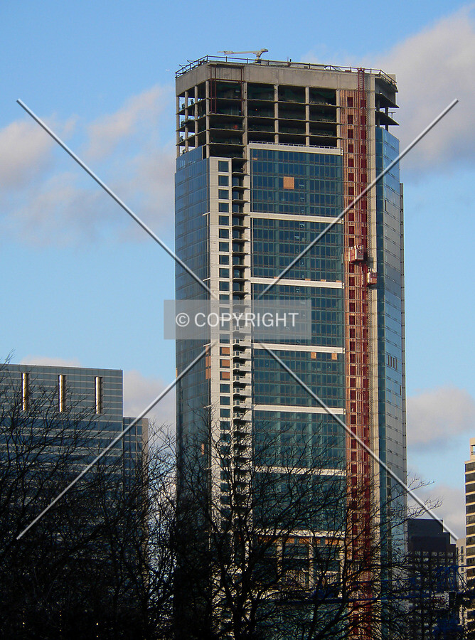 View to the northwest from Michigan Avenue