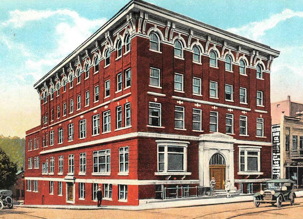 Vintage view from the northeast