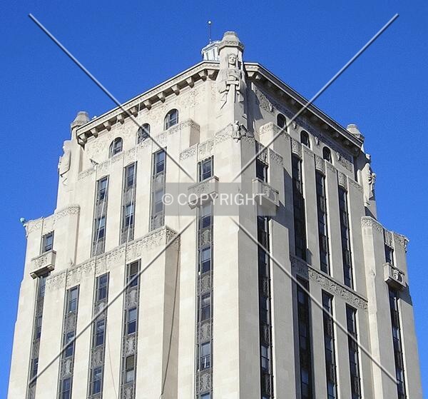 Southeast corner, upper floor detail