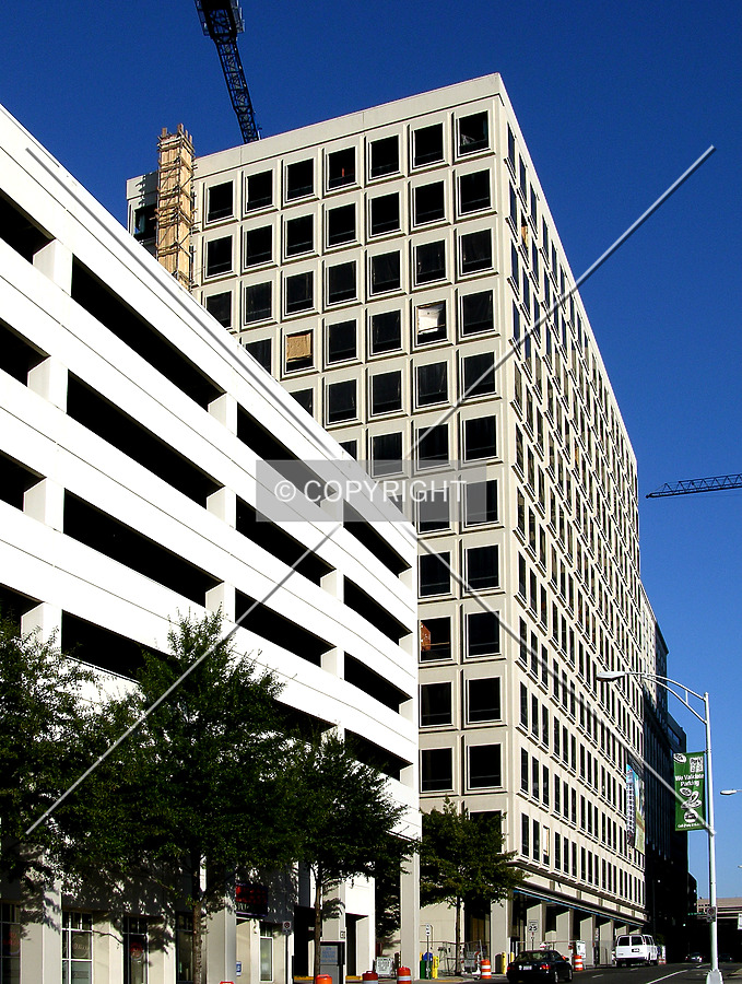 Looking east from West 3rd Street