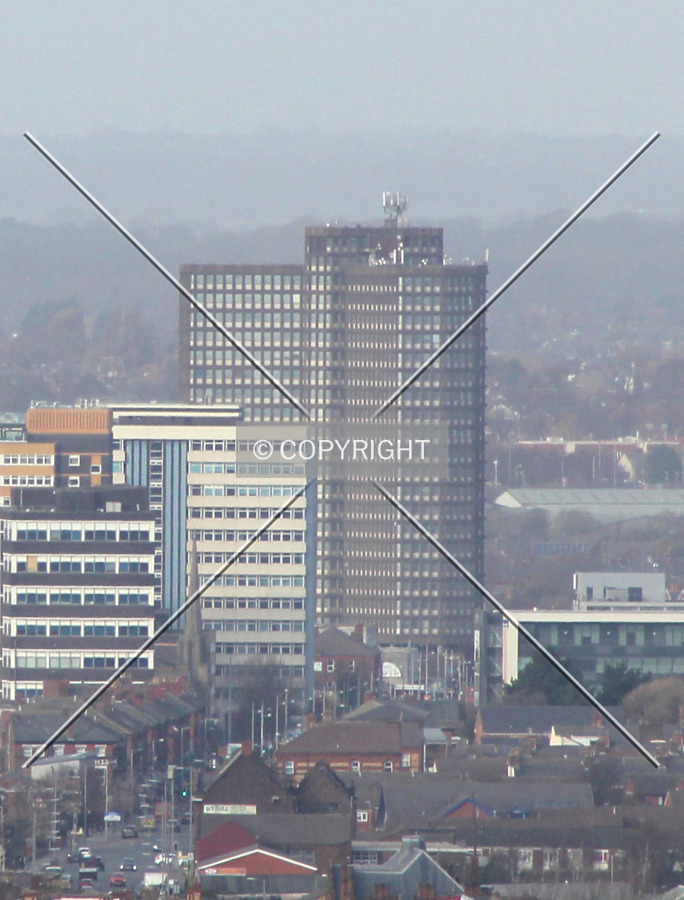 South view from Liverpool's cathedrale.