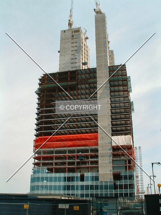 Image taken from outside HSBC's tower