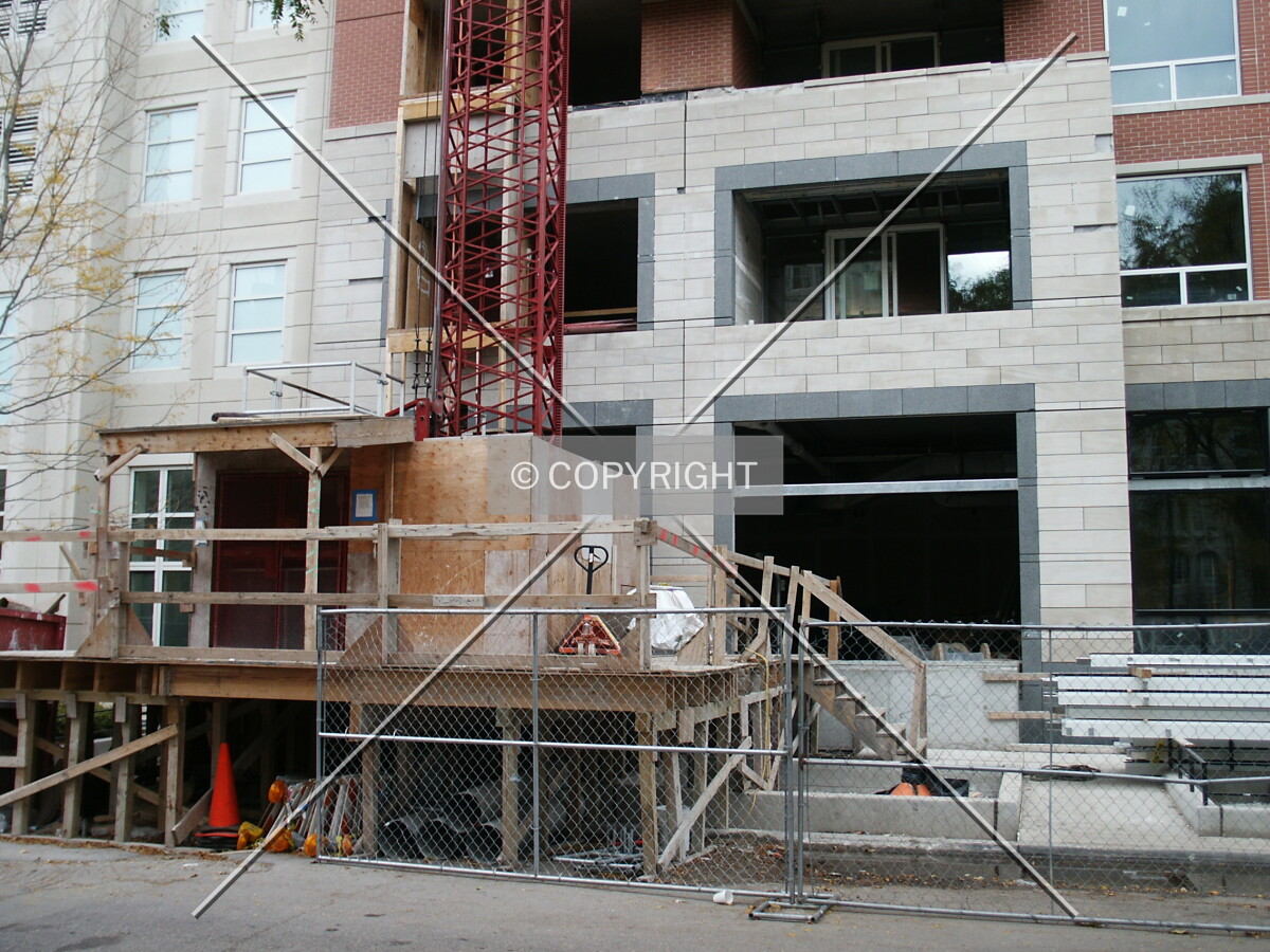 Bottom of the hoist