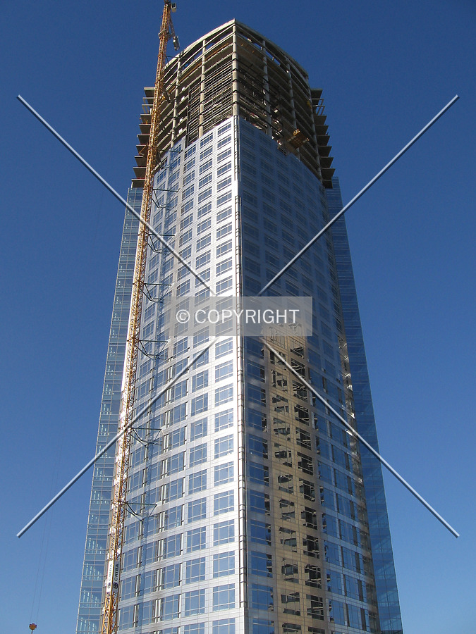 Looking up from the west