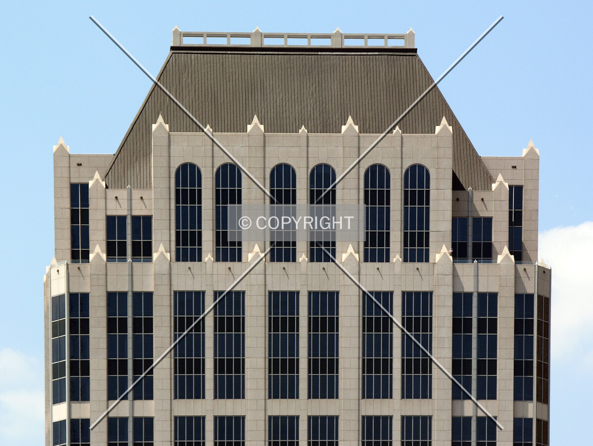 Upper floors from the south