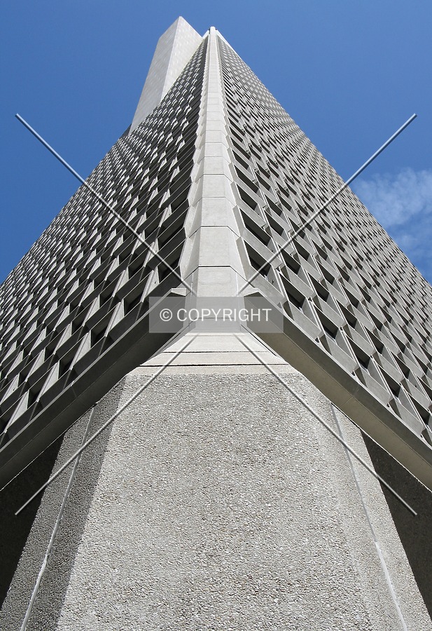 Looking up from the southwestern corner