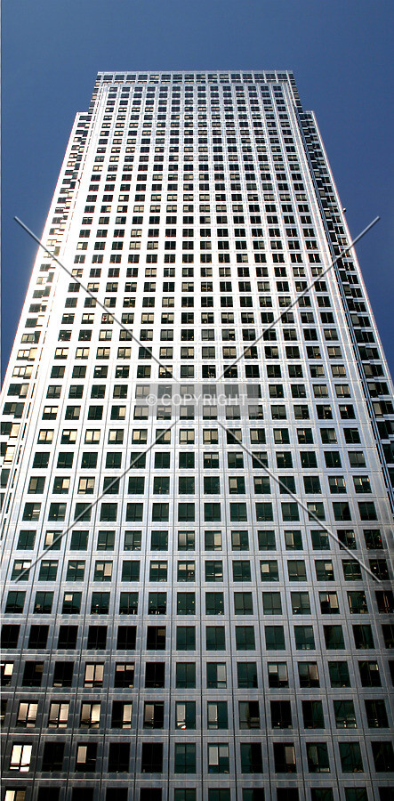 Looking up from street level