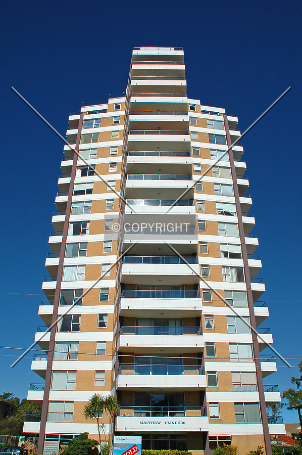 Looking up the north side