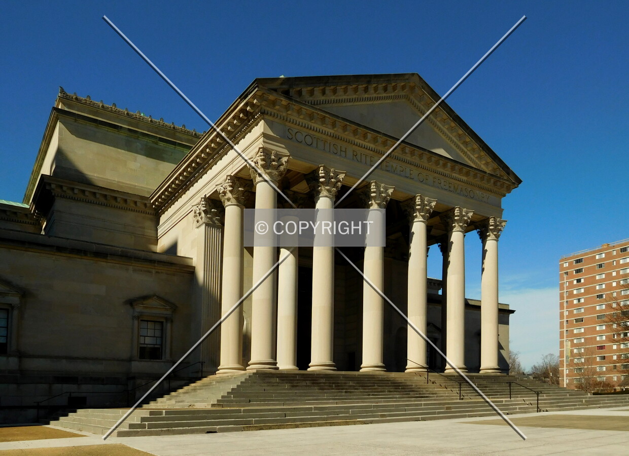 Portico from the southeast