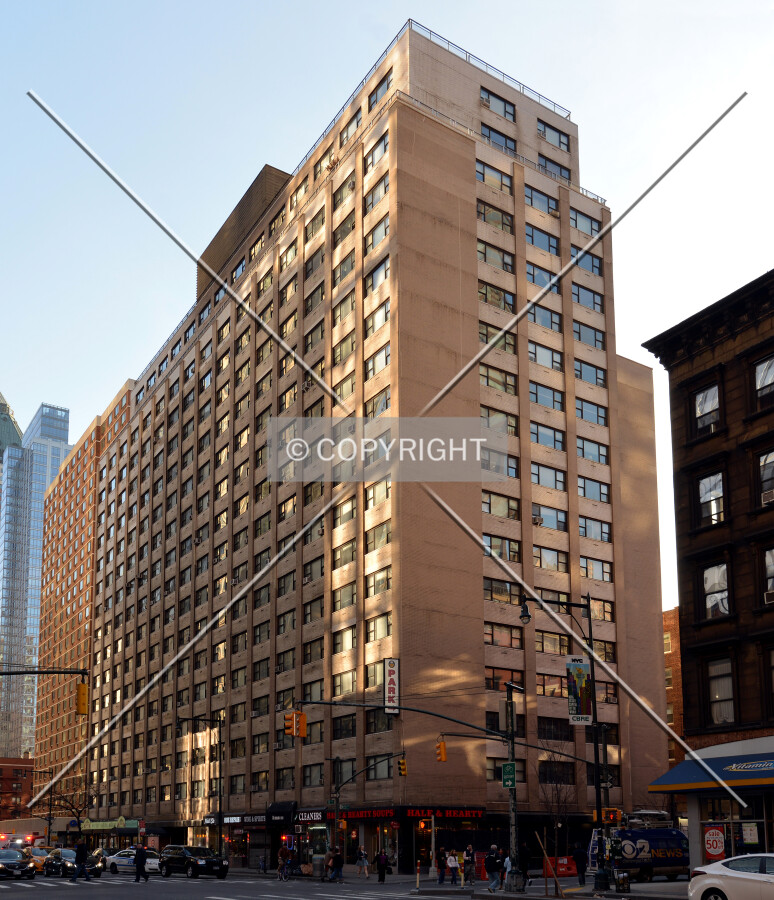 View from the northeast at 8th Avenue and 55th Street