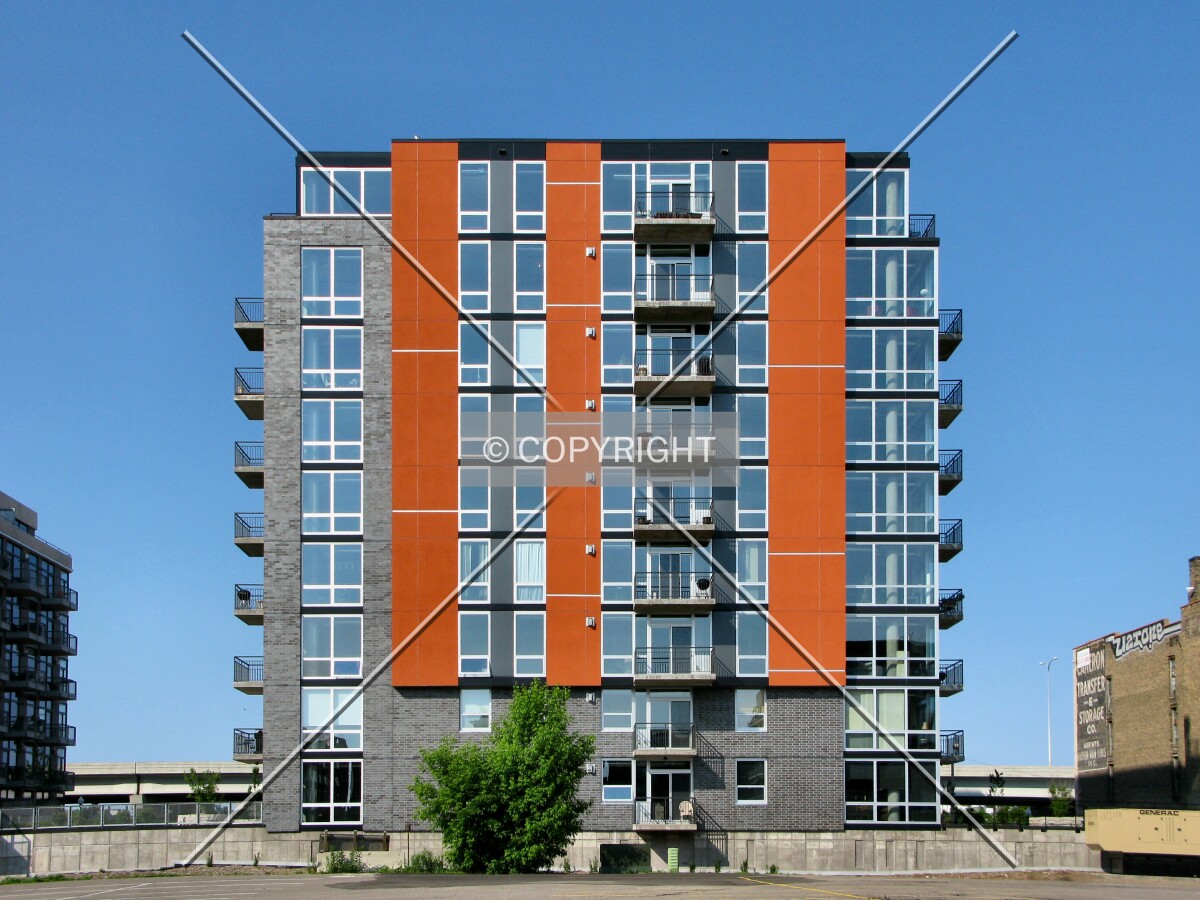 Full northeast elevation from 3rd Street North