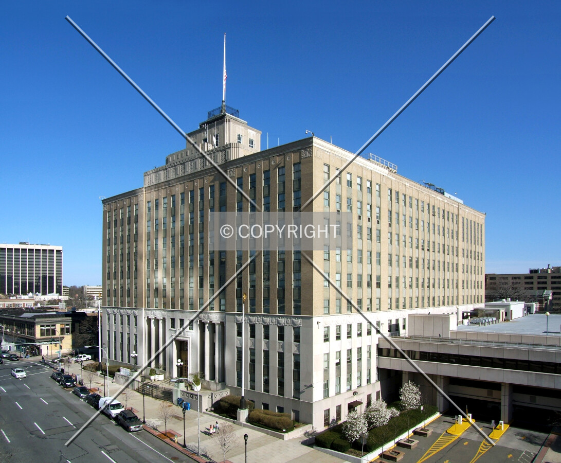 View from the northwest across Martine Avenue