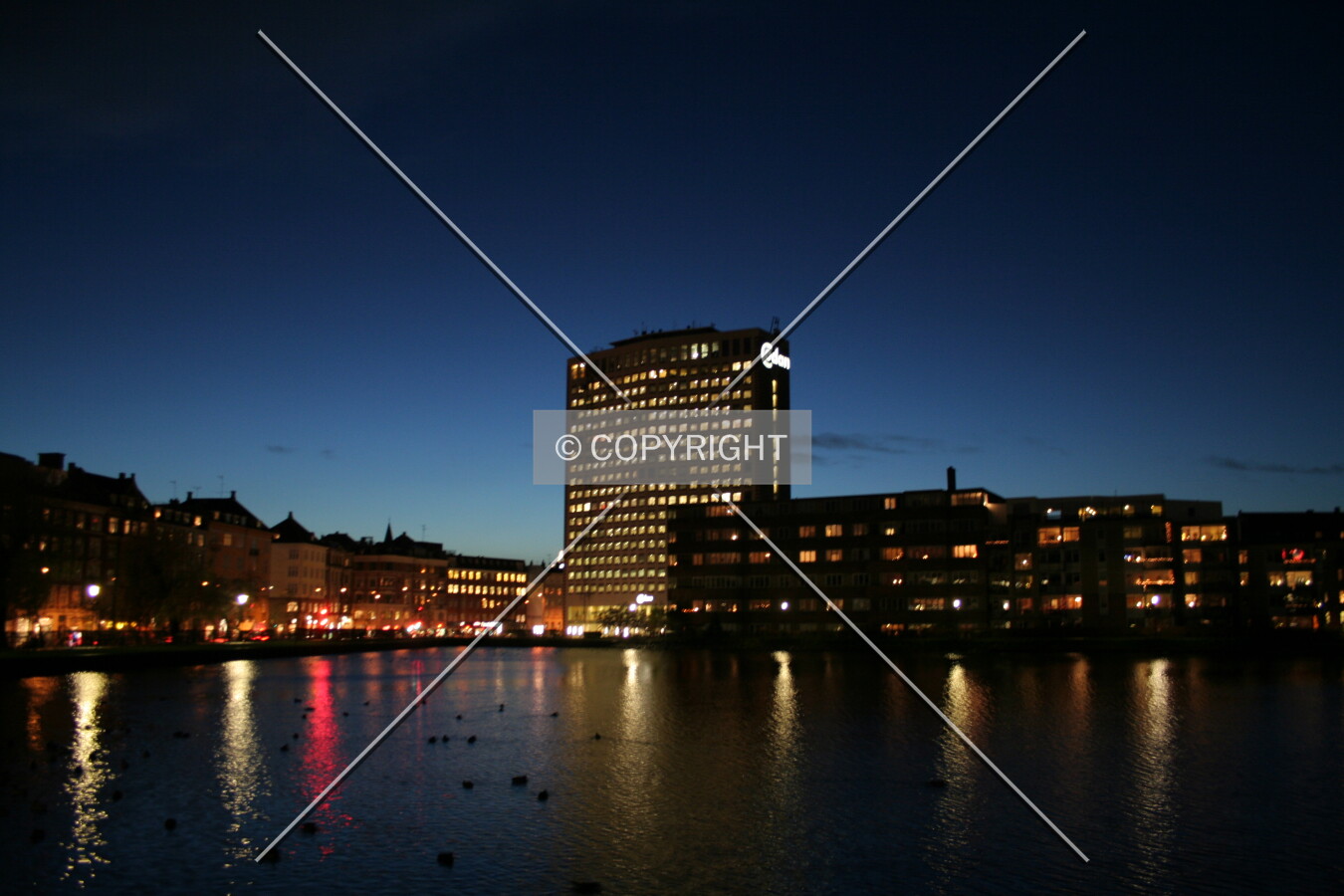 View from the nearby planetarium