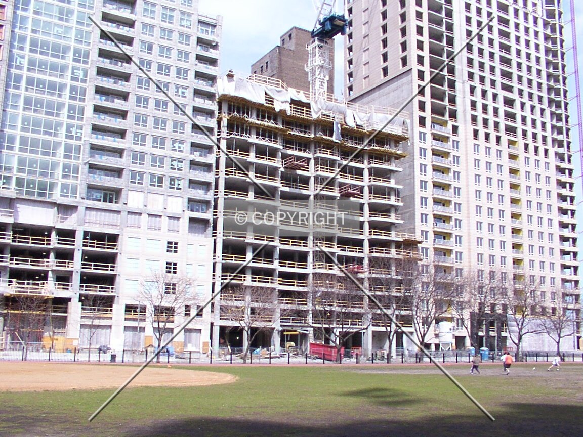 View from Chicago Avenue; 6 April 2003