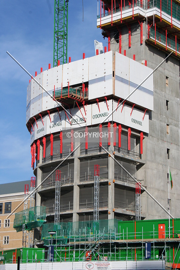 Looking up at the progress