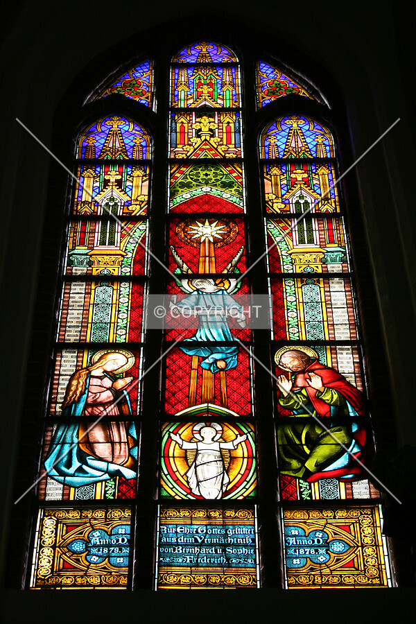 Stained glass window