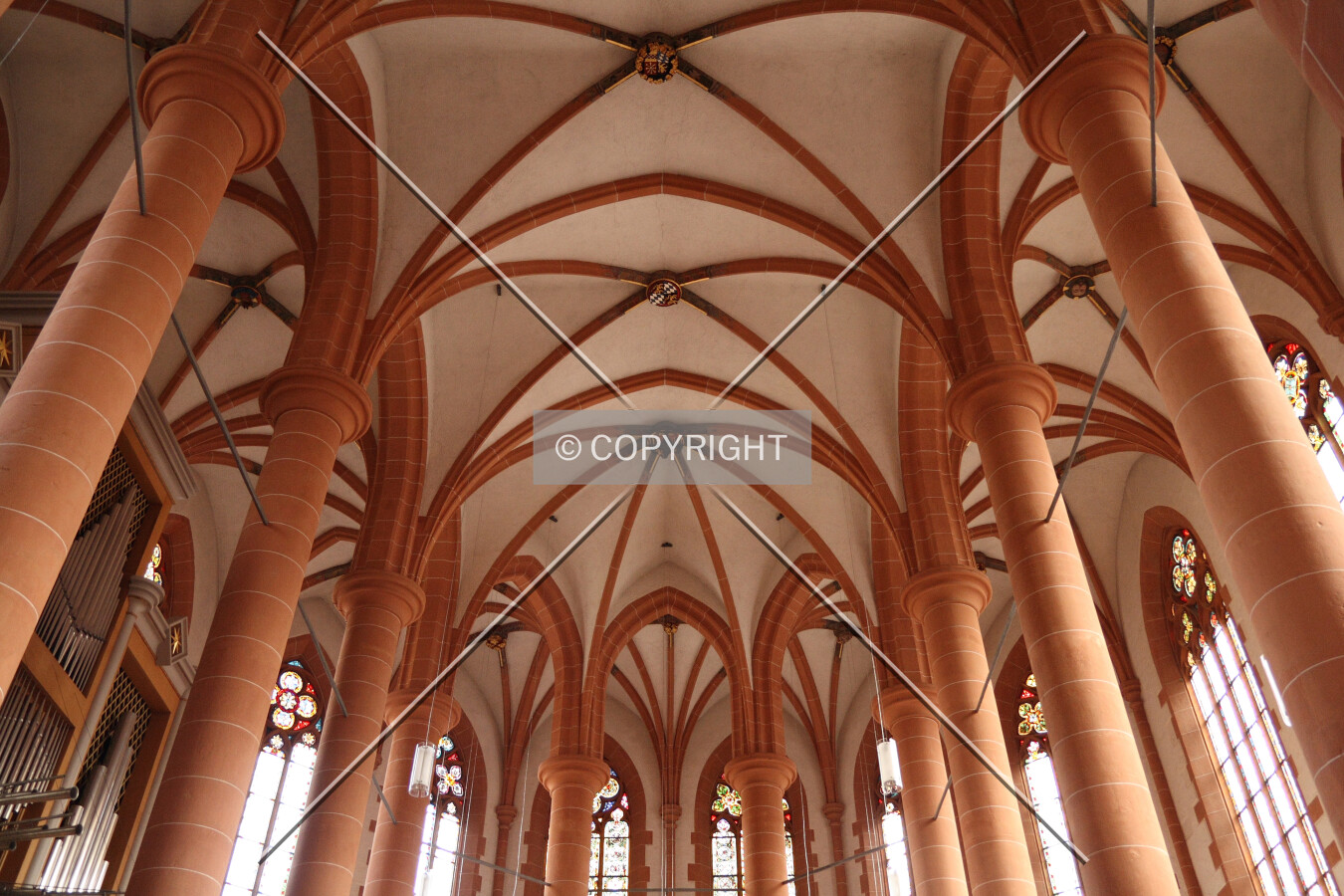 View of the vault
