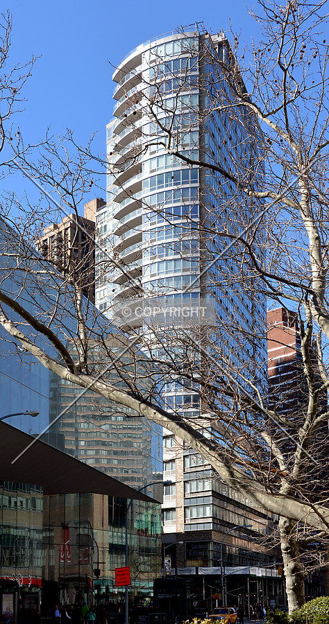 View from the southeast on Broadway