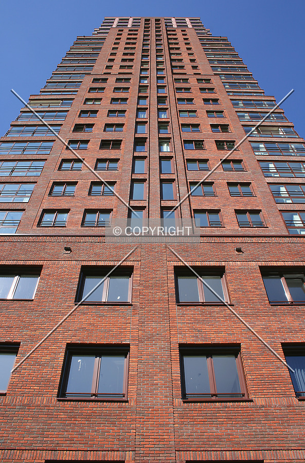 Looking up from the south