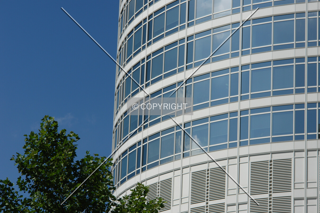 Close-up of the facade